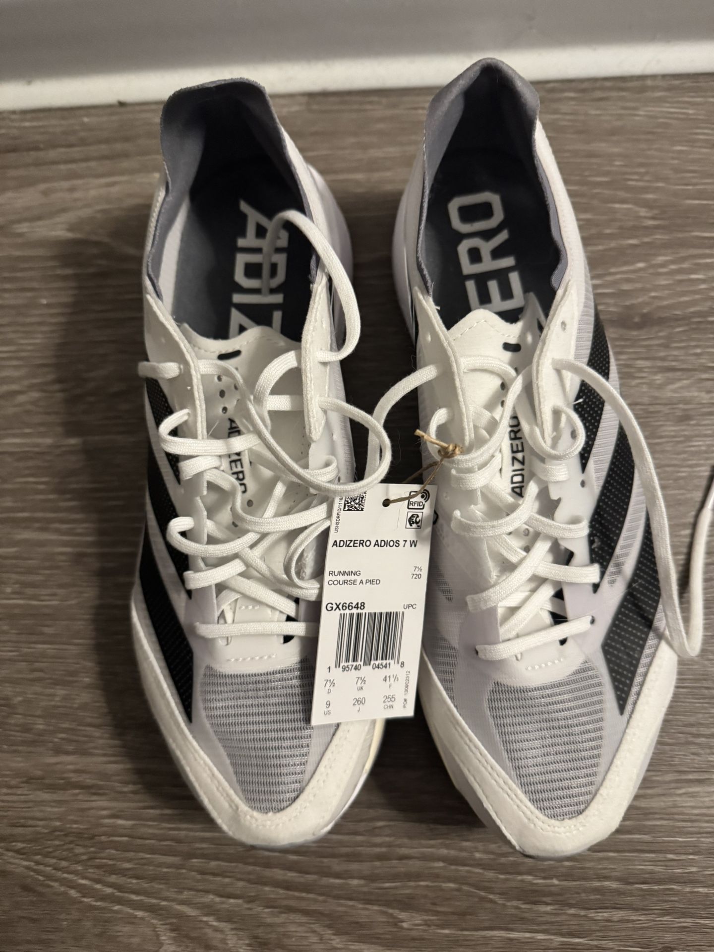 New Women’s adidas adizero adios 7 Size 9 Running Shoes