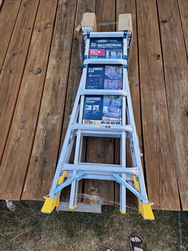 Werner 22' Multi-Position Pro Ladder
