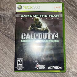 Xbox 360 Call Of Duty 4