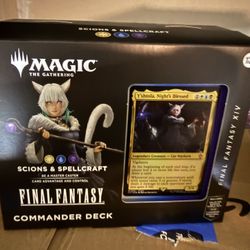 Magic The Gathering, Final Fantasy, Commander Deck Scions And Spell Craft