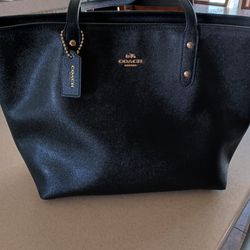 Coach Black Tote Bag