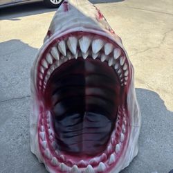 7 ft. Dead Water LED Megalodon Shark Halloween Decoration