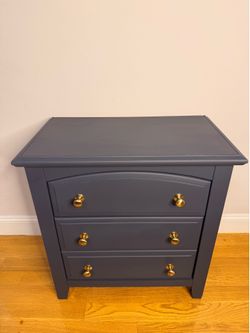 Navy blue nightstand