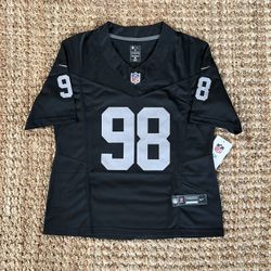 WOMENS MAXX CROSBY LAS VEGAS RAIDERS JERSEY M