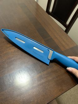 Tupperware Chef Basic Blue Knife