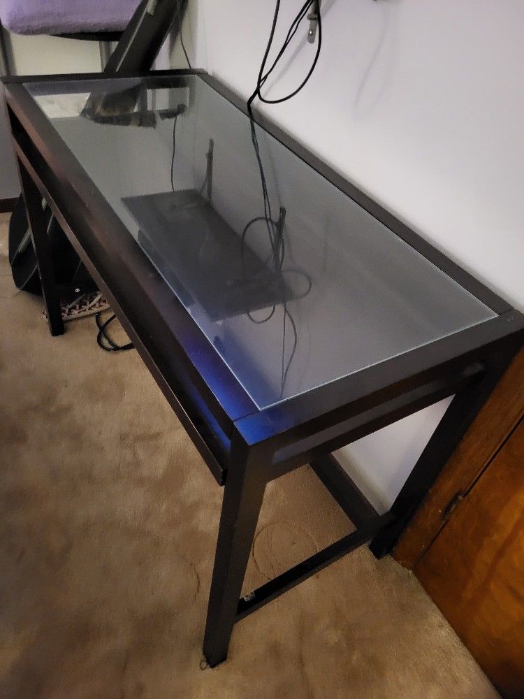 Glass Top Desk