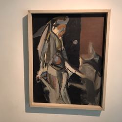 1960s Modern Original Oil Painting * 21” X 26”