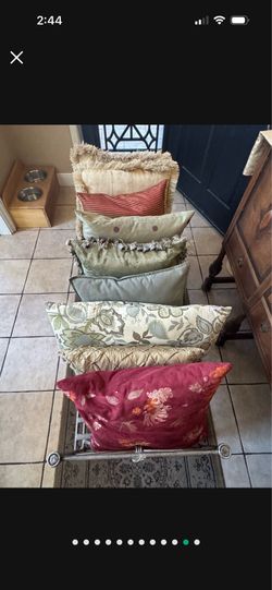 Beautiful Throw Pillows All For $65