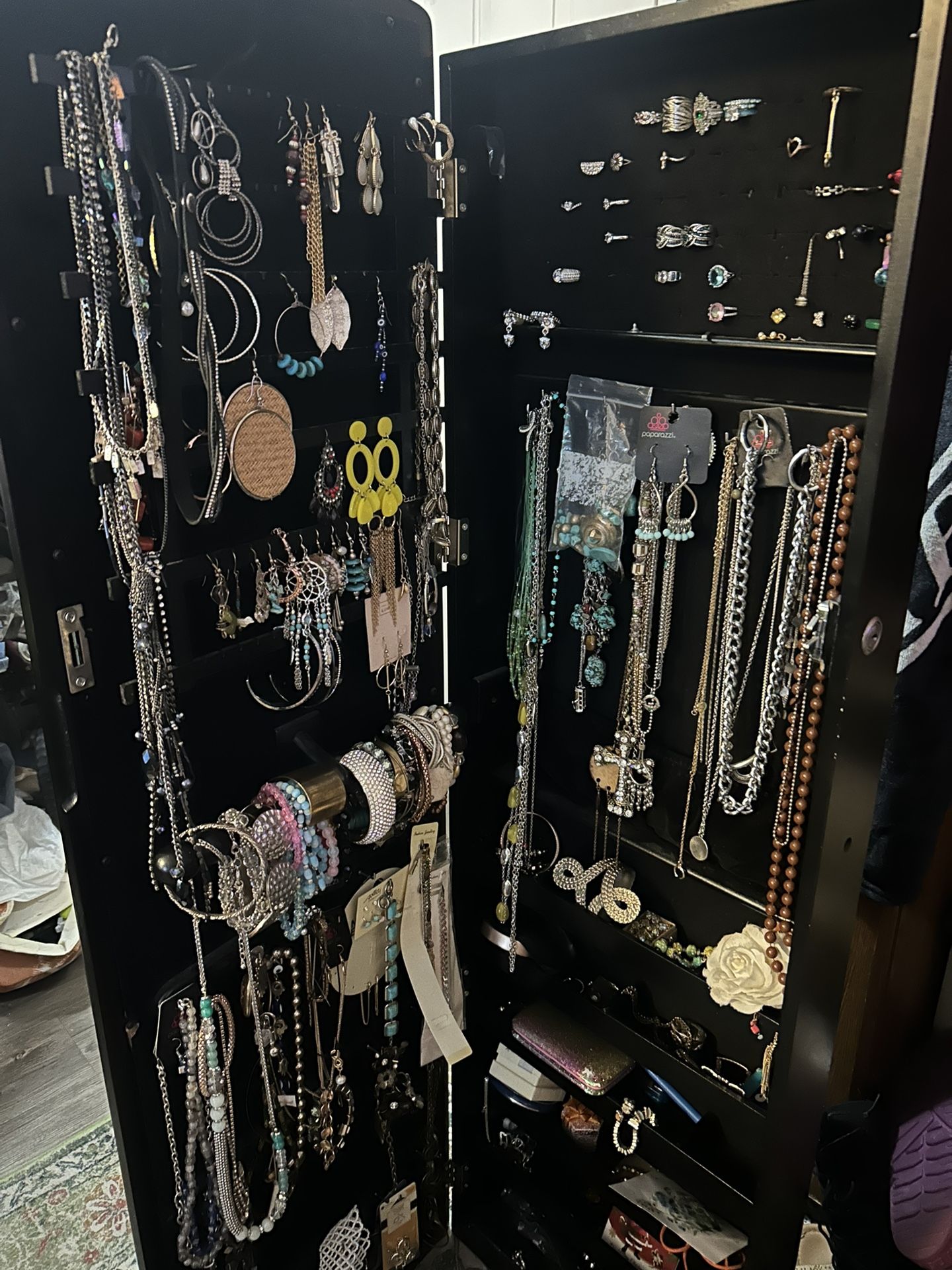Jewelry Box Stand Up Mirror