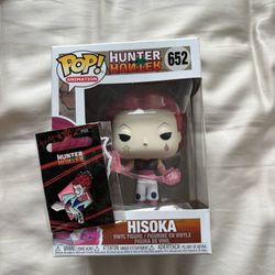 Hisoka Funko Pop With Pins