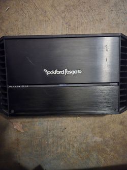 Rockford fosgate punch p600x4 car amplifier