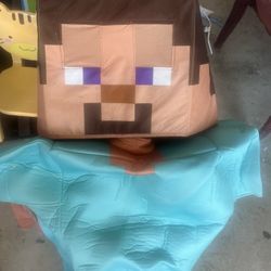 Minecraft Halloween Costume 8-10size