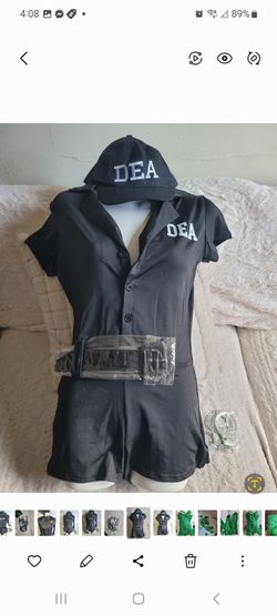 DEA Agent Halloween Costume Set