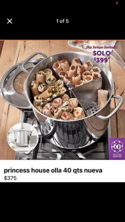 Olla De 40qts Con Divisor Princess House 