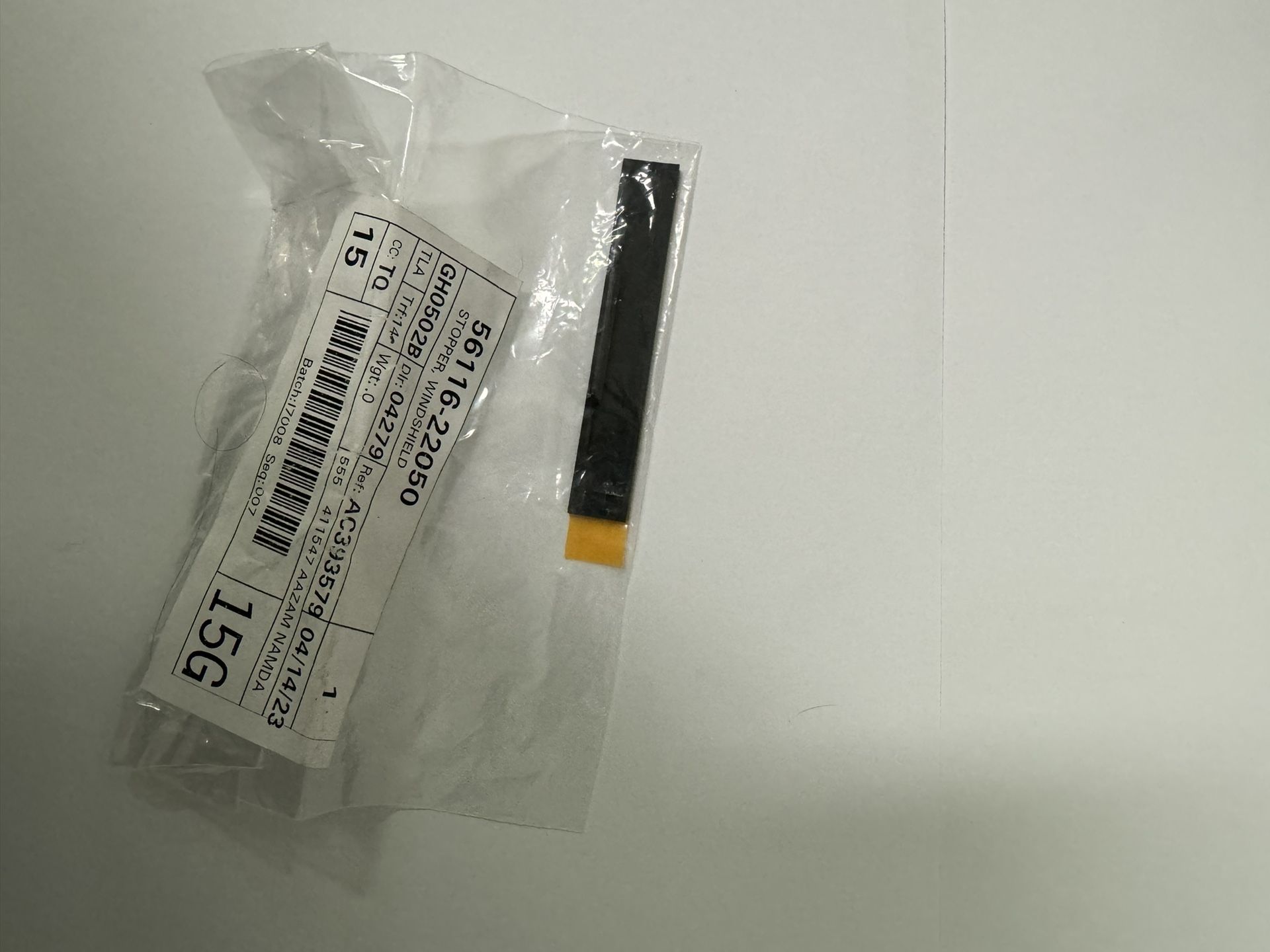 Windshield Glass Stopper