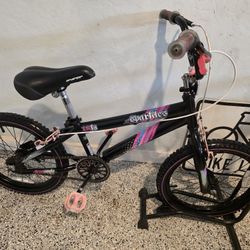π₯π²π₯Kent Sparkles Bicycle, 18" Wheels, Child Ages 6+, Black and Pinkπ₯π²π₯