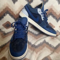Jordan 1 Low SE Craft Inside Out Men's Size 12 Obsidian Blue Style DR8867-400
