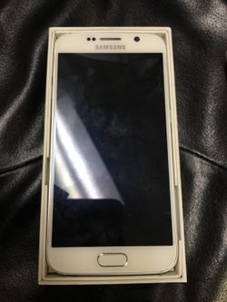 Galaxy s6 white and blue in da box