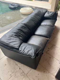 Leather sofa