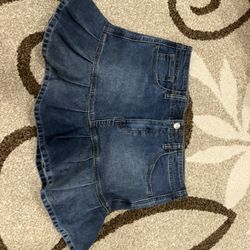 Jean Skirt 