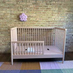 Hampshire Convertible Baby Crib + Toddler Rail (Crate & Barrel)