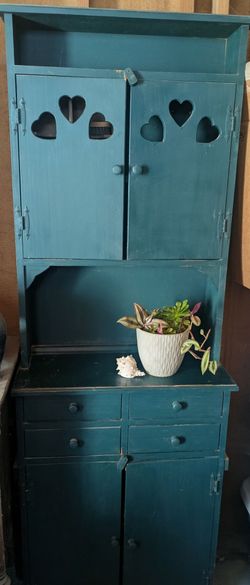 $300 about 6 feet tall all cabinets open close storage ( Antique)
