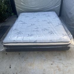 new orthopedic Pillow top mattresses Colchones nuevos ortopédicos pillow top Queen size $150 - $210 With Box Spring Full size $140 - $200 With B