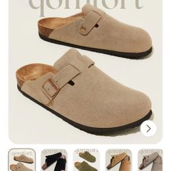 Qomfort Suede Clogs
