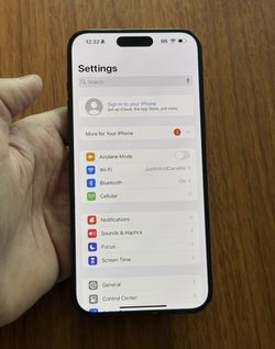 Apple iPhone 15 pro max 256GB capacity