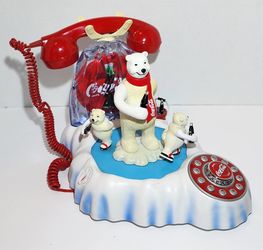 2000s Coca Cola Animated Polar Bear Phone