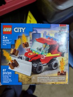 New! Lego 87 PCs City Fire Hazard TRUCK Lego set