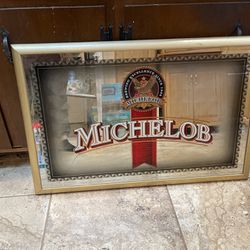 Michelob Vintage  Bar Sign Mirror