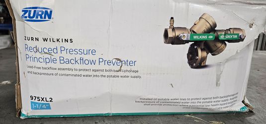 Zurn Wilkins 975XL2 1-1/4" Backflow Preventer