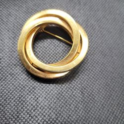 Triple Circle Brooch