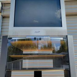 27" CRT Retro Video Game TV Component AV Inputs 16:9 Ratio w/ Remote