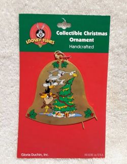 Vintage Looney tunes handcrafted collectible Christmas ornament # 5