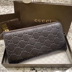 Guccissima Dark Brown New Wallet