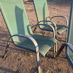 PATIO CHAIRS 4 Just Need To Be Cleaned  (TLC)
