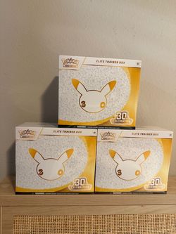 Pokémon TCG 30th Celebration Elite Trainer Box (x3)
