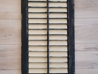 One Decorative Wooden Shutter 27 & 1/2" H