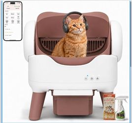 Smart Self-Cleaning Cat Litter Box