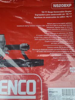 NS20BXP 16/17 gauge stapler senco