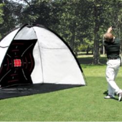Sports Practice Cage Great For Golf, Football, Baseball, And Soccer Great Shape!