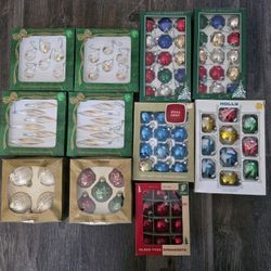 Vintage Glass Ornaments 