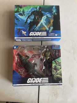Snake Eyes And Timber 52 & Croc Master And Fiona Open Box