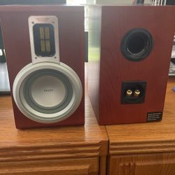 Philips Table Or Wall Speakers