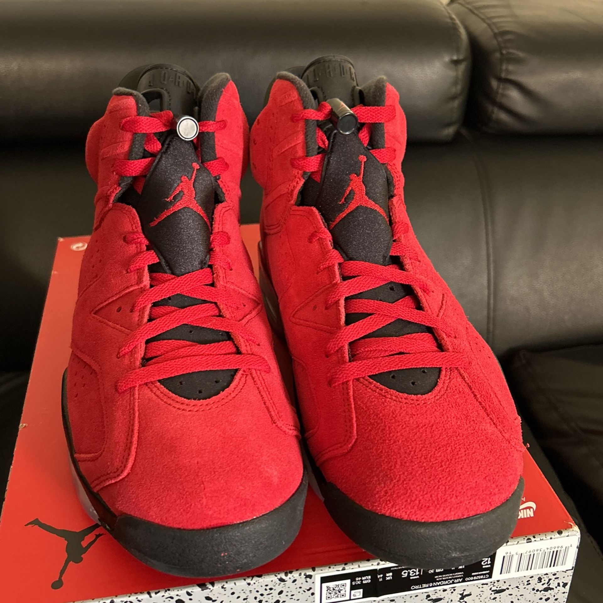 jordan 6 toro bravo size 12