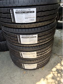 Lt275/65/18 royalbalck   #4 New Tires Mount & Balance // Set De 4 Llantas Nuevas Instaladas Y Balanceadas