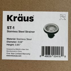 Kraus ST-1 Stainless Steel Strainer 