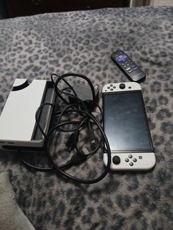 nintendo switch oled with 236gb memory card